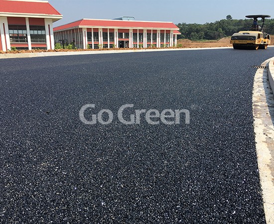 Go Green Black Proyecto de asfalto poroso en Suzhou