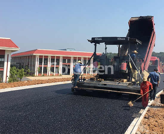 Go Green Black Proyecto de asfalto poroso en Suzhou