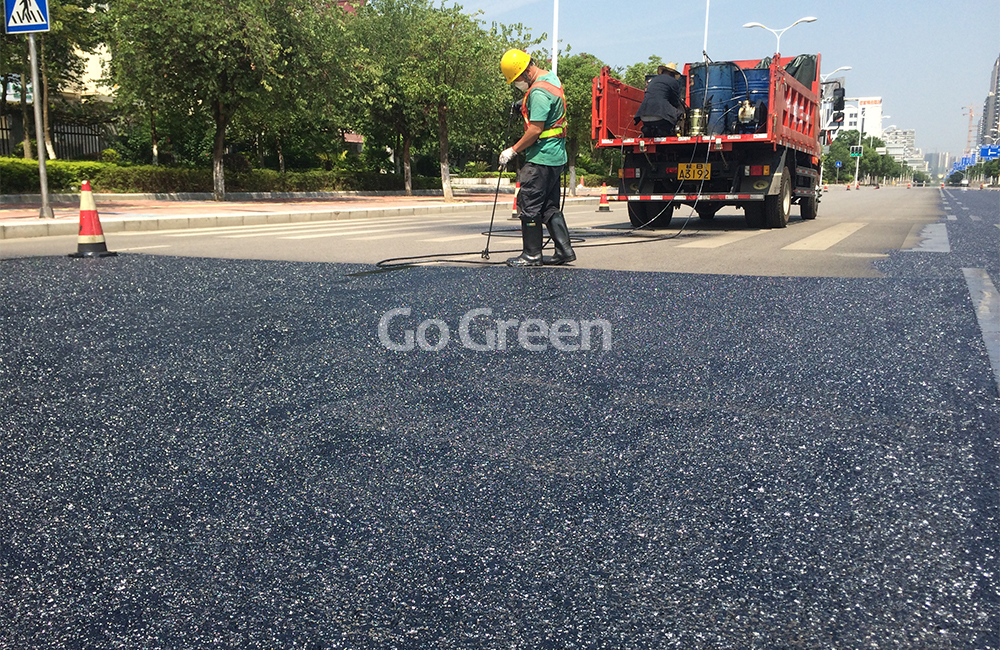 Sellador de pavimento de asfalto de silicio ecológico