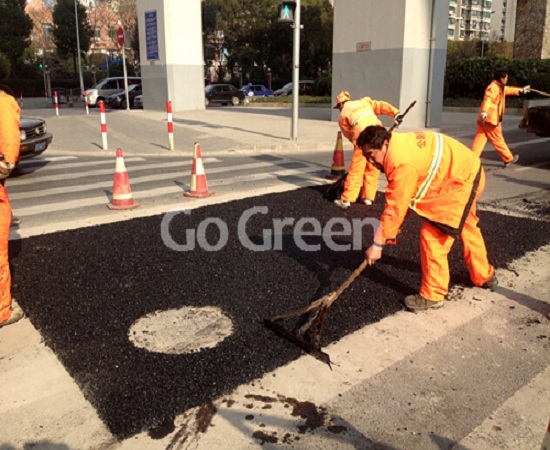 Go Green asfalto frío para reparación instantánea de carreteras