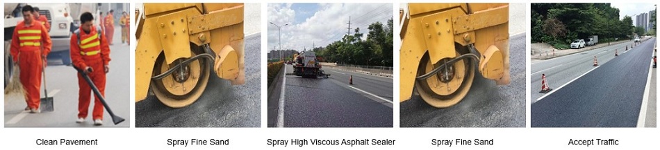 Sellador de asfalto de alta viscosidad
