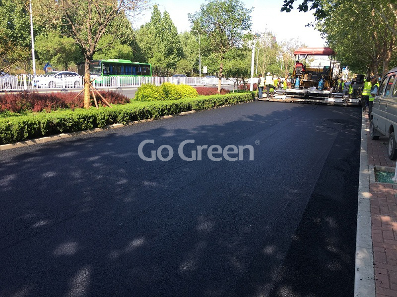 Go Green Proyecto de micro pavimento asfáltico en Hebei China