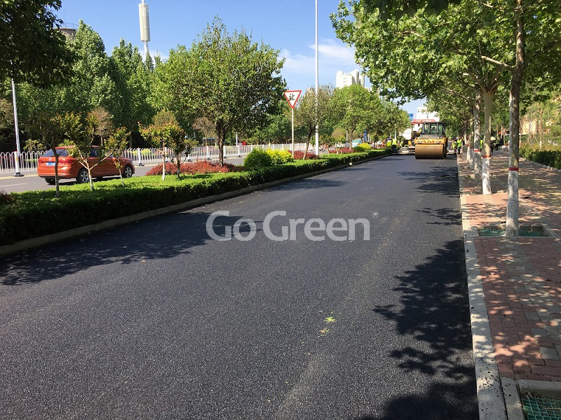 Go Green Proyecto de micro pavimento asfáltico en Hebei China