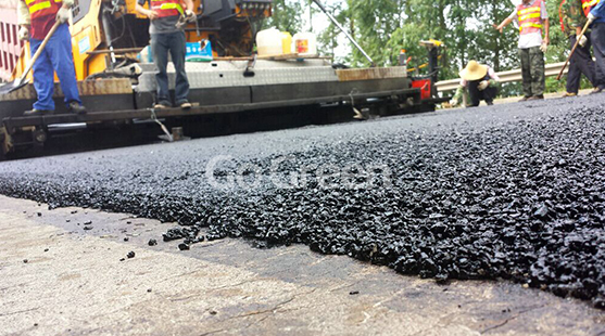 Proyecto de superposición de asfalto con micro pavimento en Foshan