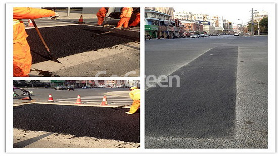 Go Green asfalto frío para reparación instantánea de carreteras