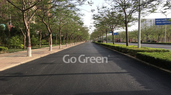 Go Green Proyecto de micro pavimento asfáltico en Hebei China